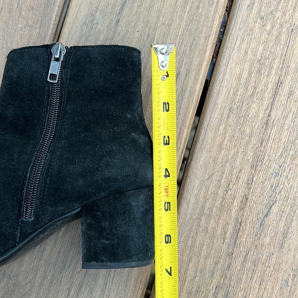 Steve Madden Holster Bootie Black Suede Size 6.5M - Picture 8 of 12